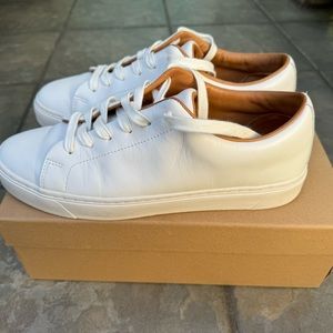 J. Crew Men’s Leather Court Sneakers, size 9.5